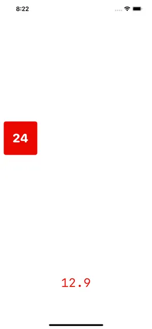 Double Dozen App Store screenshot showing the tap grid and current timer.